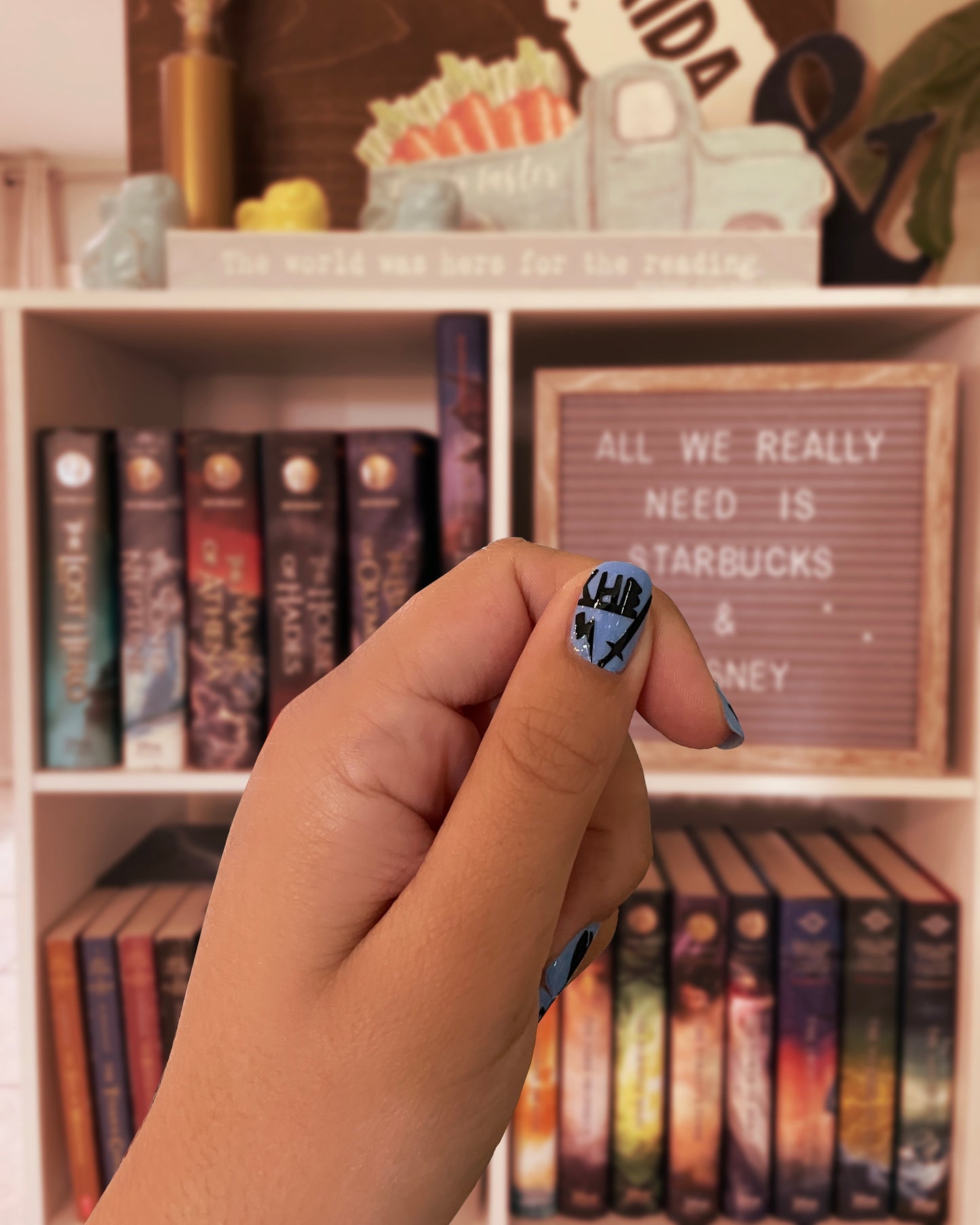 BASIC Percy Jackson Pack - Calcomanías de uñas Calcomanías de hojas Calcomanías simples PJO y los atletas olímpicos PEQUEÑA GRANDE Hoja individual hecha a mano