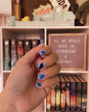 BASIC Percy Jackson Pack - Calcomanías de uñas Calcomanías de hojas Calcomanías simples PJO y los atletas olímpicos PEQUEÑA GRANDE Hoja individual hecha a mano