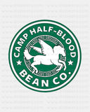 PERCY JACKSON - Bean Co. CLASSIC FIT T-Shirt Short Sleeves - Starbies Coffee Company PJO HOO Percy Jackson and the Olympians
