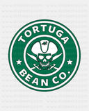 MAGIC CASTLE PIXIE PARKS - Bean Co. Classic Fit T-Shirt Short Sleeves - Starbies Coffee Company Dis Magic Beans Theme