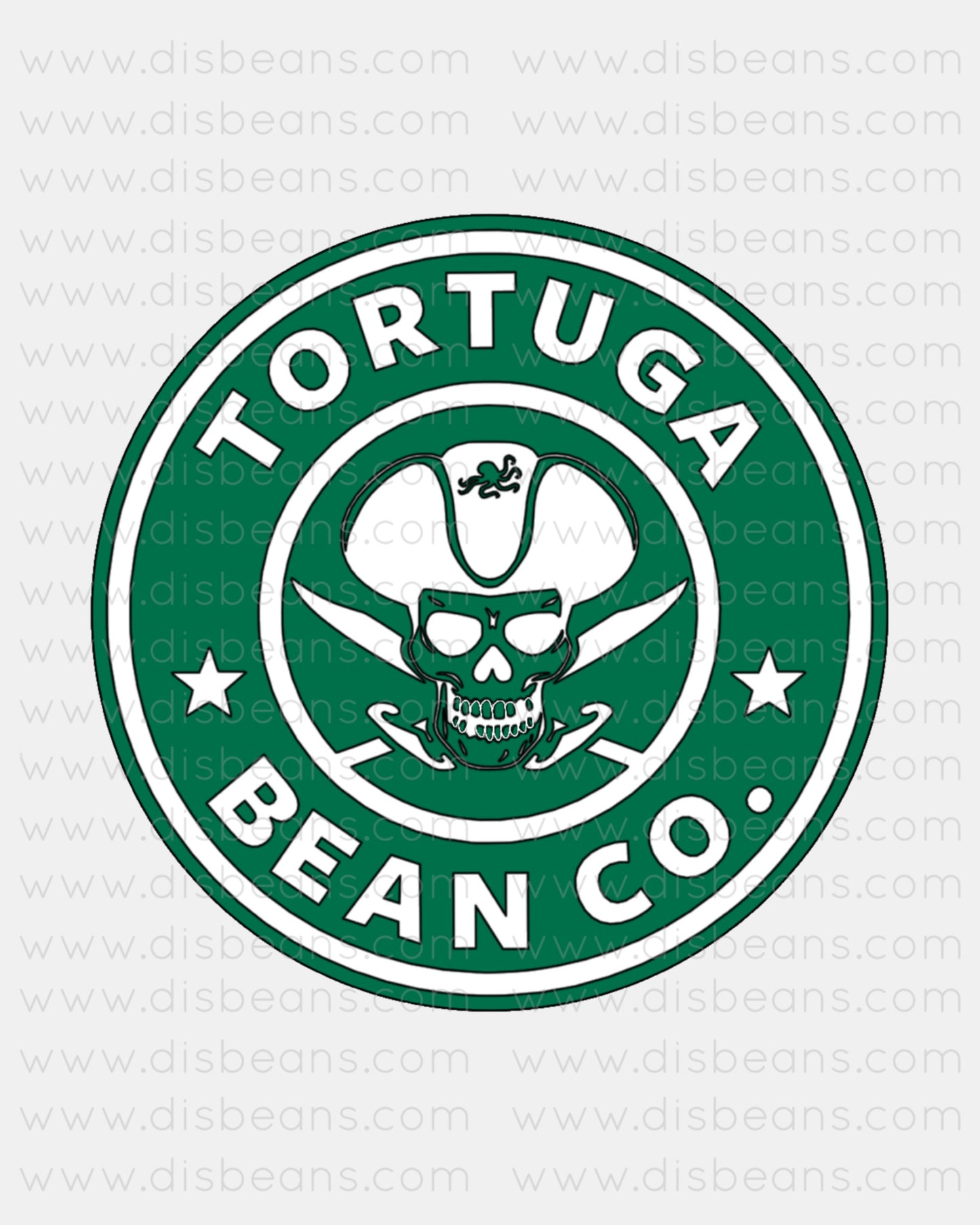MAGIC CASTLE PIXIE PARKS - Bean Co. CROPPED Tank Top - Starbies Coffee Company Dis Magic Beans Theme
