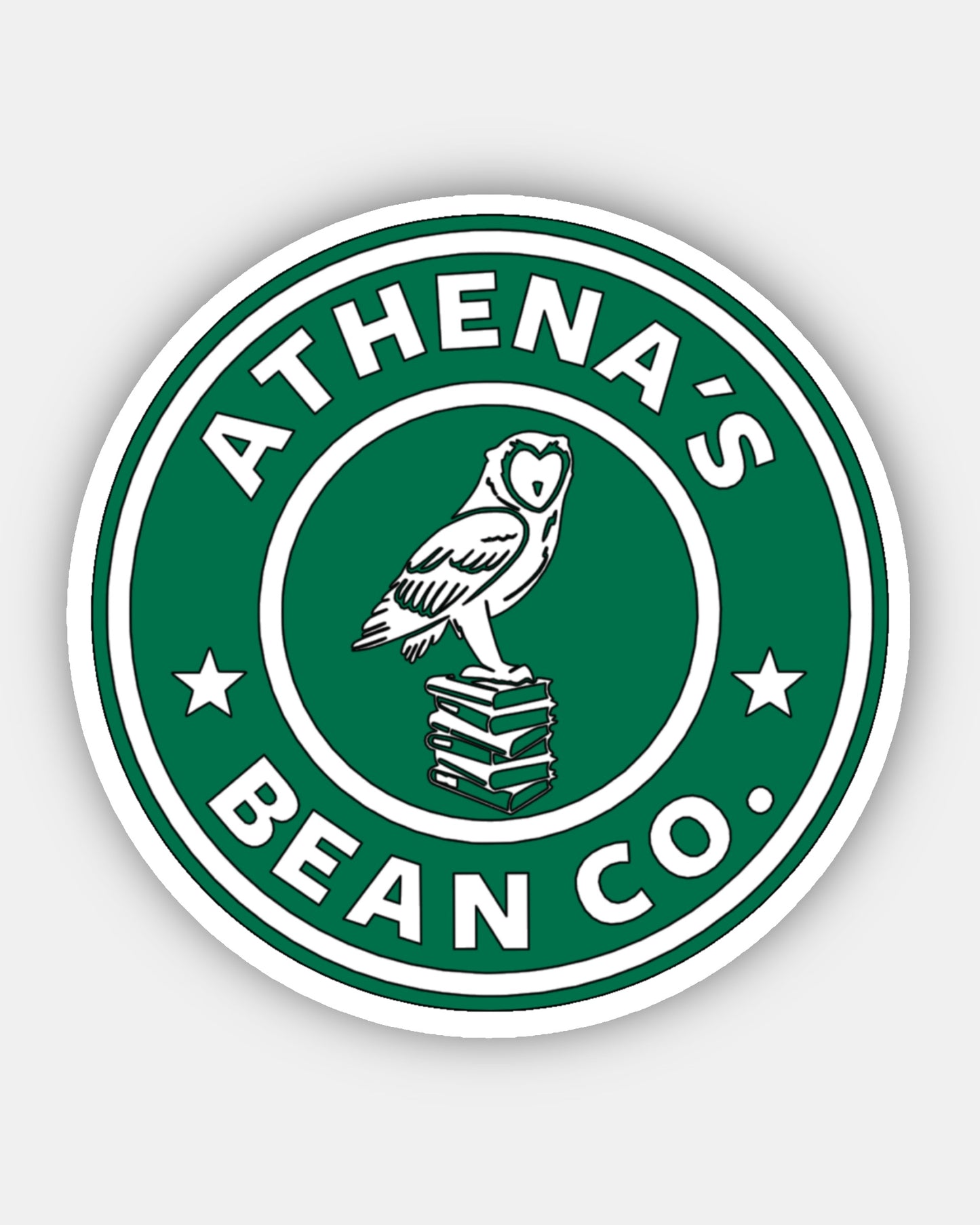 PERCY JACKSON - Bean Co. Small GLOSSY Stickers - Starbies Coffee Company PJO HOO Percy Jackson and the Olympians