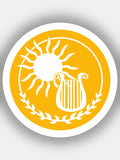 PERCY JACKSON - Camp Half-Blood CABIN Circle Stickers Decal GLOSSY Percy Jackson PJO Poseidon Athena Apollo Hades