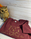 Wisdom's Daughter Walks Alone (Athena) - Bookish Design - Classic Fit T-Shirt Short Sleeves Unisex PJO Percy Jackson Annabeth Chase MoA Mark of Athena