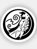 PERCY JACKSON - Camp Half-Blood CABIN Circle Stickers Decal GLOSSY Percy Jackson PJO Poseidon Athena Apollo Hades