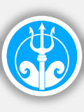 PERCY JACKSON - Camp Half-Blood CABIN Circle Stickers Decal GLOSSY Percy Jackson PJO Poseidon Athena Apollo Hades