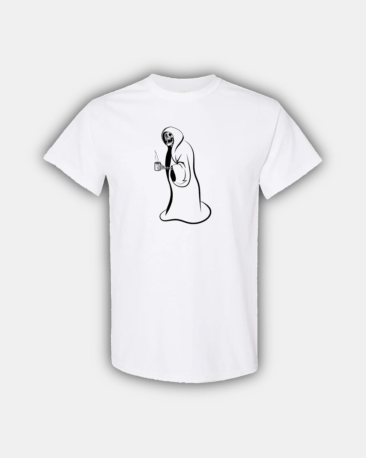 Spooky Hot Coffee Cozy Skelly Beans Classic Fit Short Sleeve T-Shirt