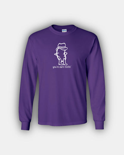Cowboy Bean “You’re Darn Tootin’” Classic Fit Long Sleeve T-Shirt