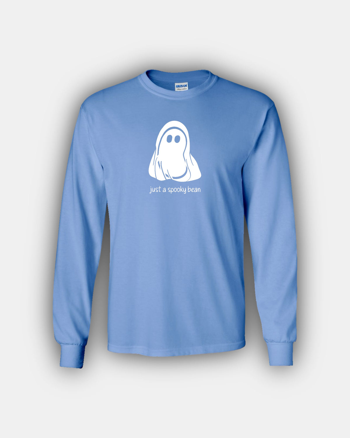 Spooky Ghosty Bean “Just A Spooky Bean” Classic Fit Long Sleeve T-Shirt