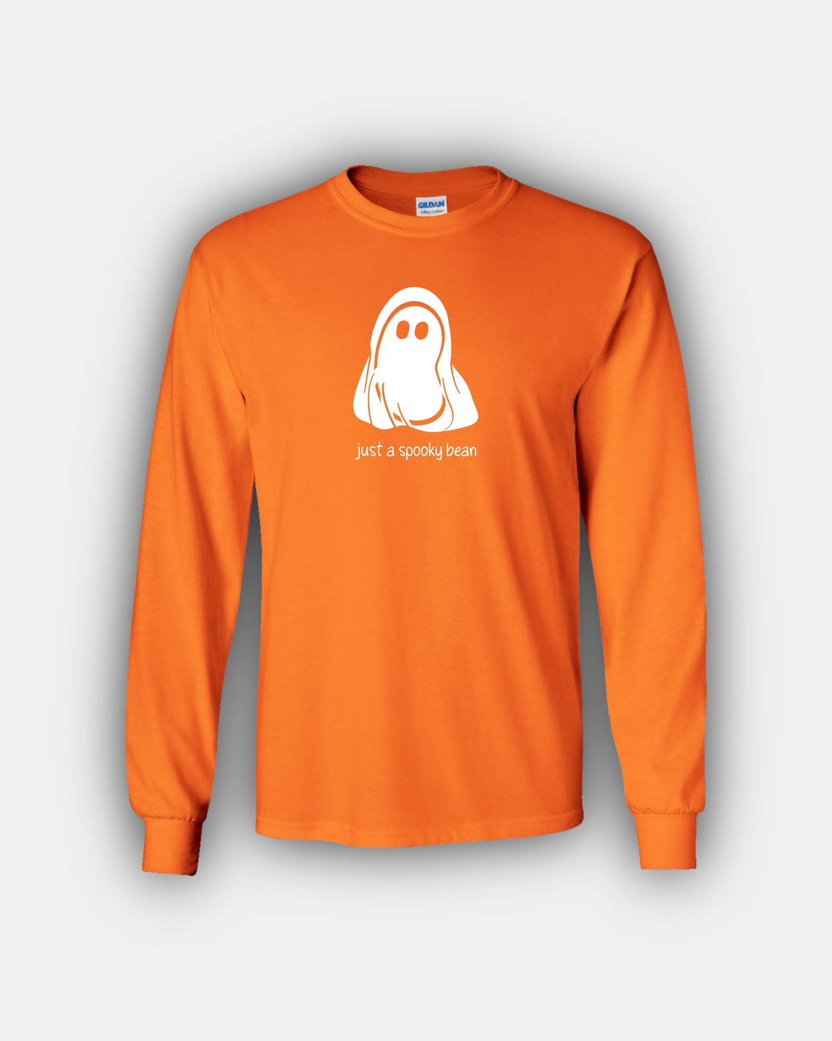 Spooky Ghosty Bean “Just A Spooky Bean” Classic Fit Long Sleeve T-Shirt