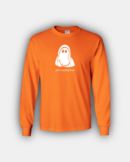 Spooky Ghosty Bean “Just A Spooky Bean” Classic Fit Long Sleeve T-Shirt