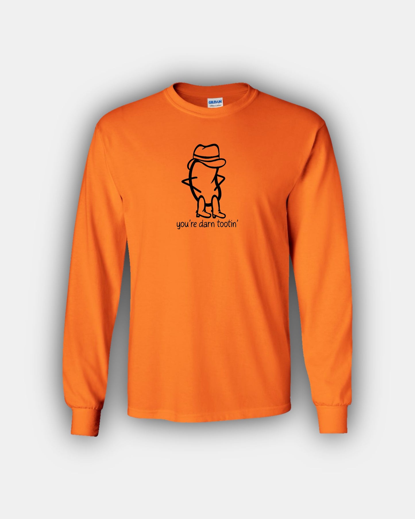 Cowboy Bean “You’re Darn Tootin’” Classic Fit Long Sleeve T-Shirt