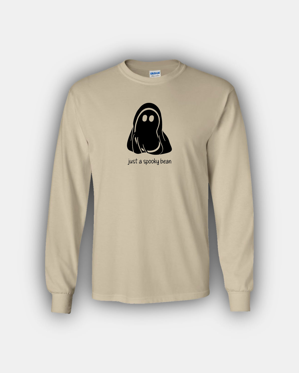 Spooky Ghosty Bean “Just A Spooky Bean” Classic Fit Long Sleeve T-Shirt