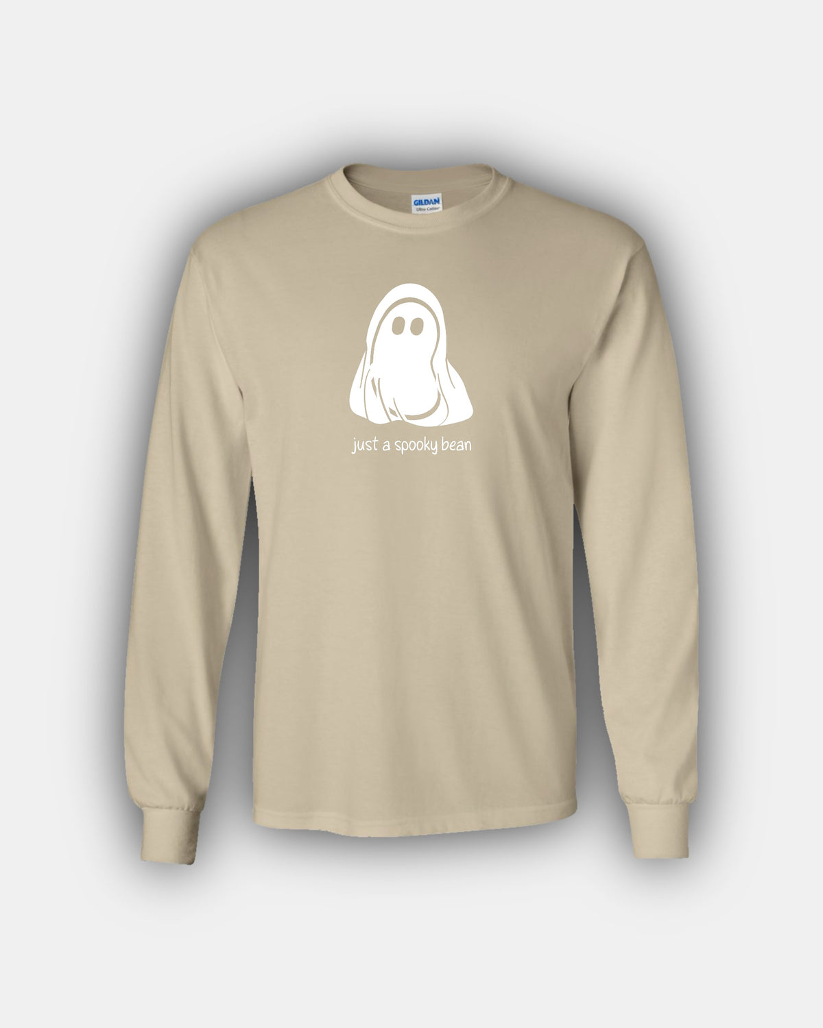 Spooky Ghosty Bean “Just A Spooky Bean” Classic Fit Long Sleeve T-Shirt