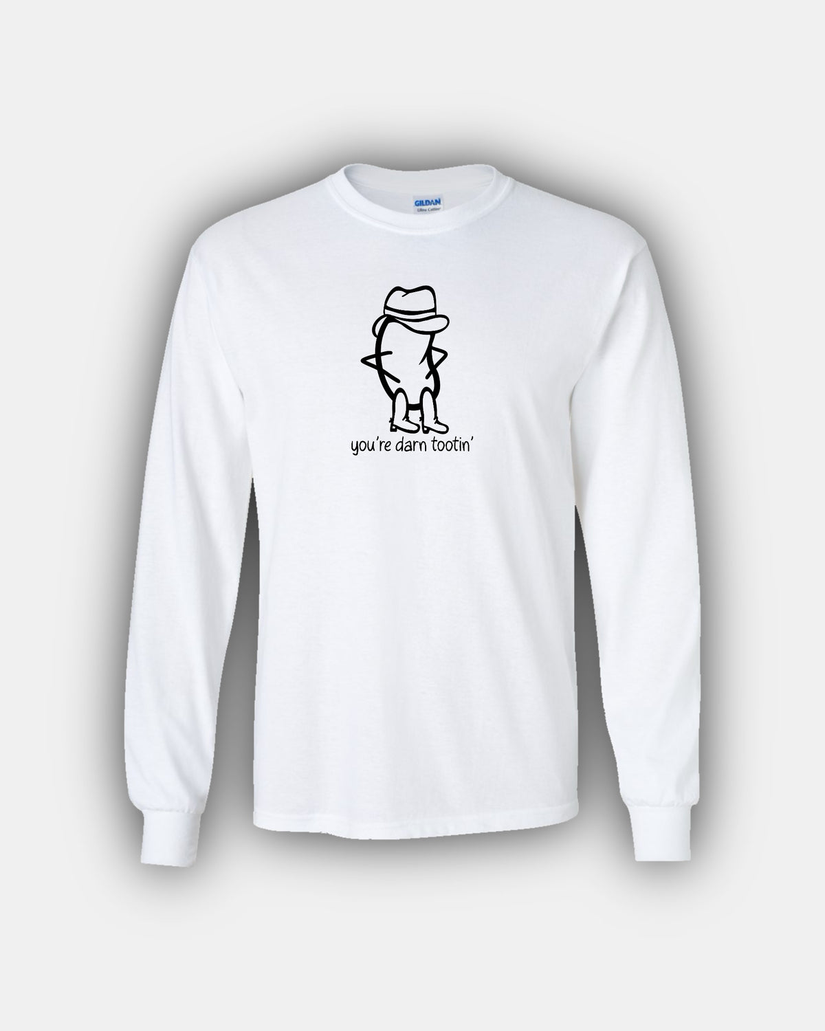 Cowboy Bean “You’re Darn Tootin’” Classic Fit Long Sleeve T-Shirt