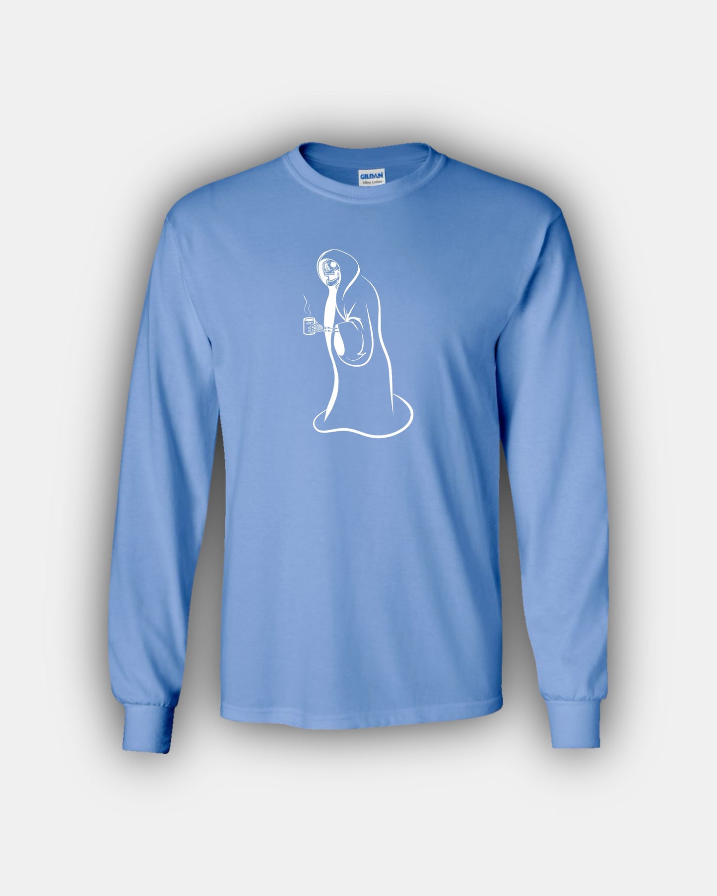 Spooky Hot Coffee Cozy Skelly Beans Classic Fit Long Sleeve T-Shirt