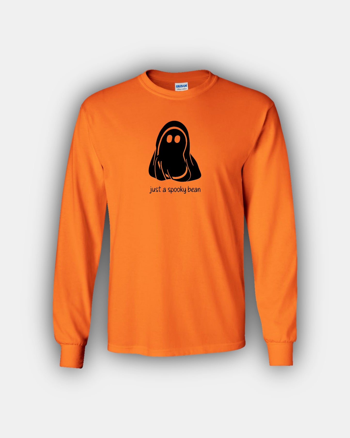 Spooky Ghosty Bean “Just A Spooky Bean” Classic Fit Long Sleeve T-Shirt