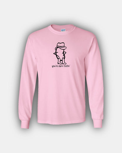 Cowboy Bean “You’re Darn Tootin’” Classic Fit Long Sleeve T-Shirt