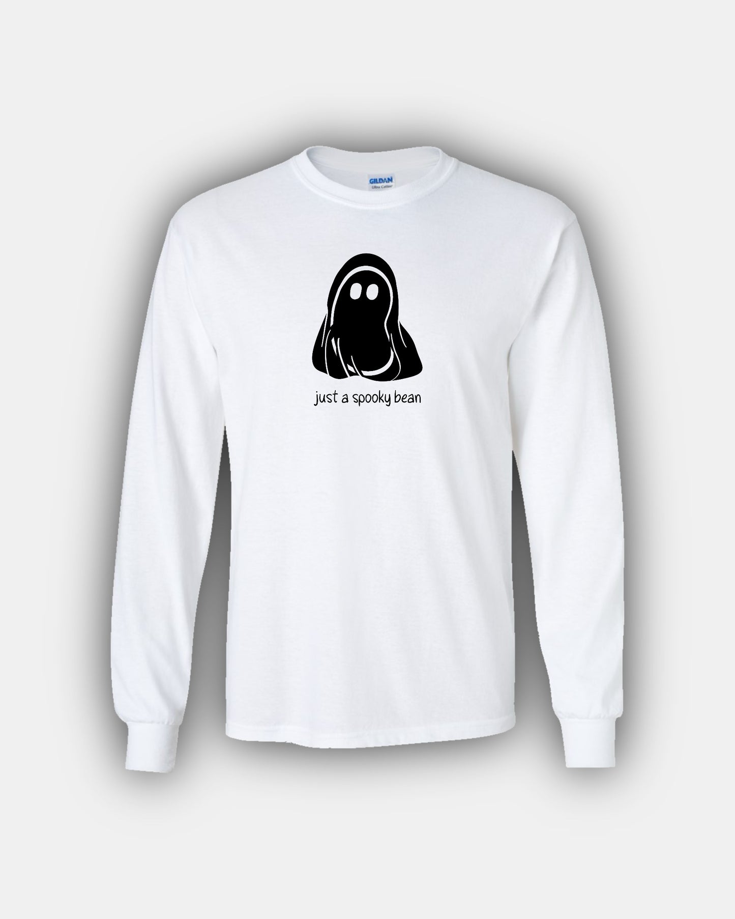Spooky Ghosty Bean “Just A Spooky Bean” Classic Fit Long Sleeve T-Shirt