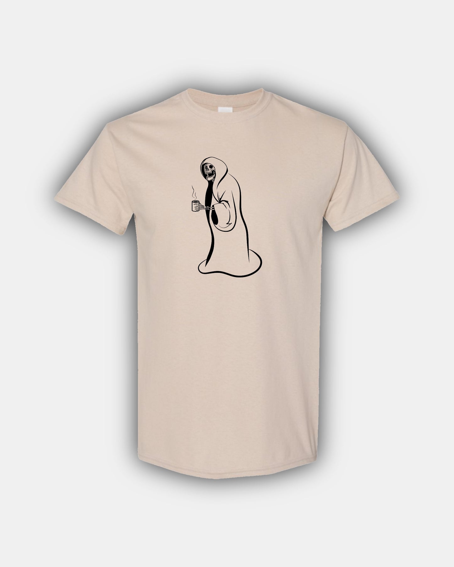 Spooky Hot Coffee Cozy Skelly Beans Classic Fit Short Sleeve T-Shirt