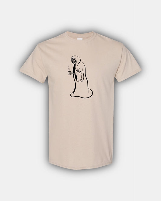 Spooky Hot Coffee Cozy Skelly Beans Classic Fit Short Sleeve T-Shirt