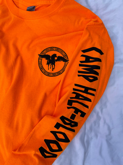 Campamento Mestizo CHB - Diseños nuevos y estándar de Pegasus - Elección de camiseta de ajuste clásico o manga larga UNISEX PJO Percy Jackson y los atletas olímpicos Annabeth Chase