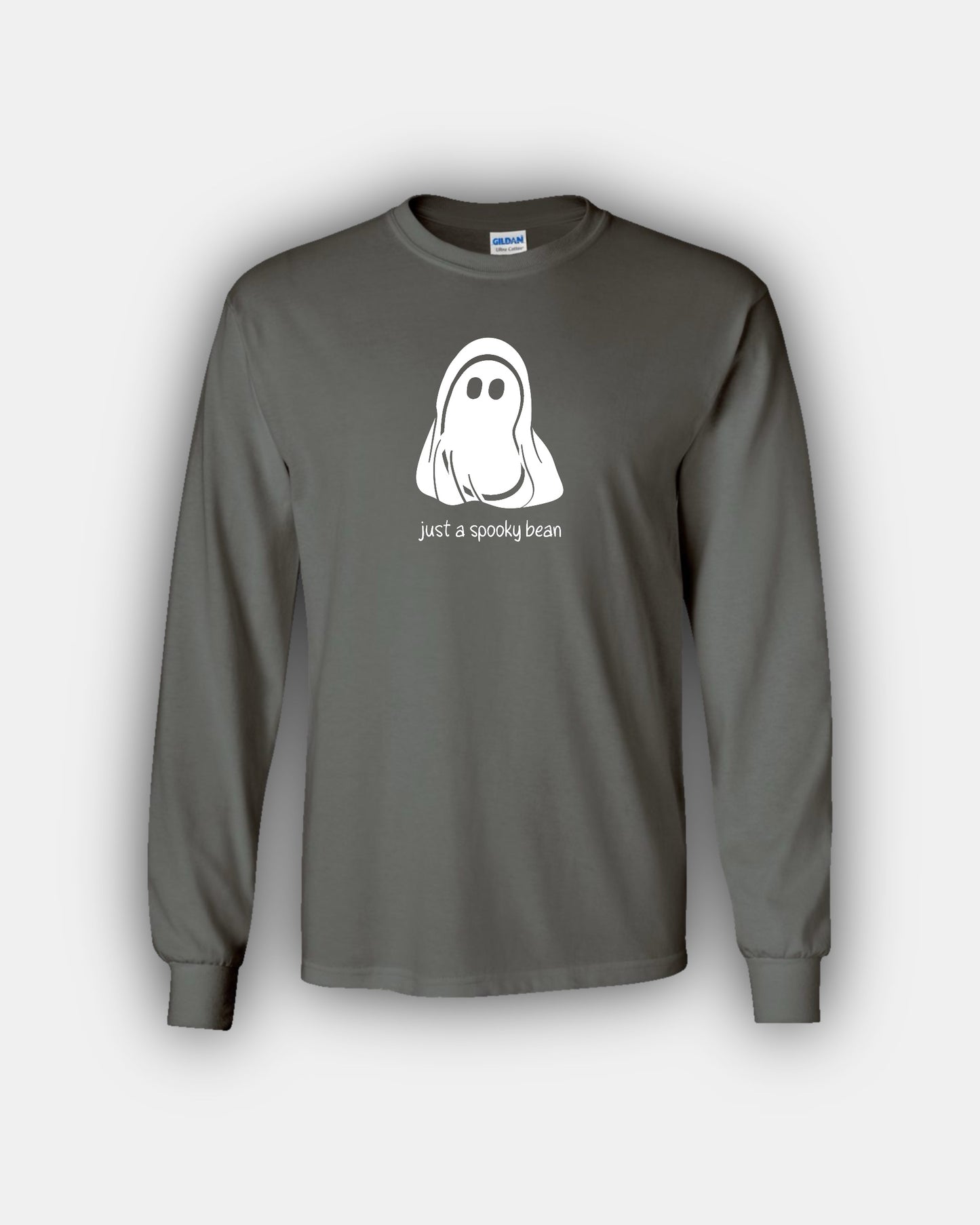 Spooky Ghosty Bean “Just A Spooky Bean” Classic Fit Long Sleeve T-Shirt