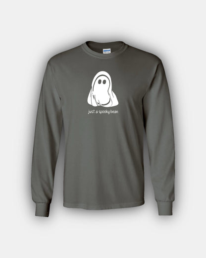 Spooky Ghosty Bean “Just A Spooky Bean” Classic Fit Long Sleeve T-Shirt