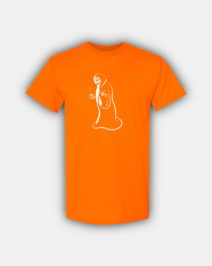 Spooky Hot Coffee Cozy Skelly Beans Classic Fit Short Sleeve T-Shirt