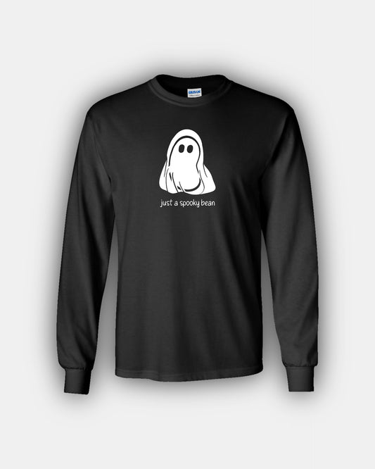 Spooky Ghosty Bean “Just A Spooky Bean” Classic Fit Long Sleeve T-Shirt
