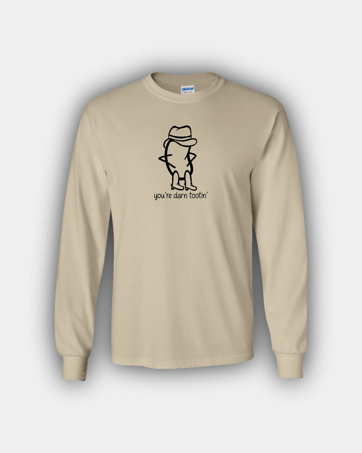 Cowboy Bean “You’re Darn Tootin’” Classic Fit Long Sleeve T-Shirt