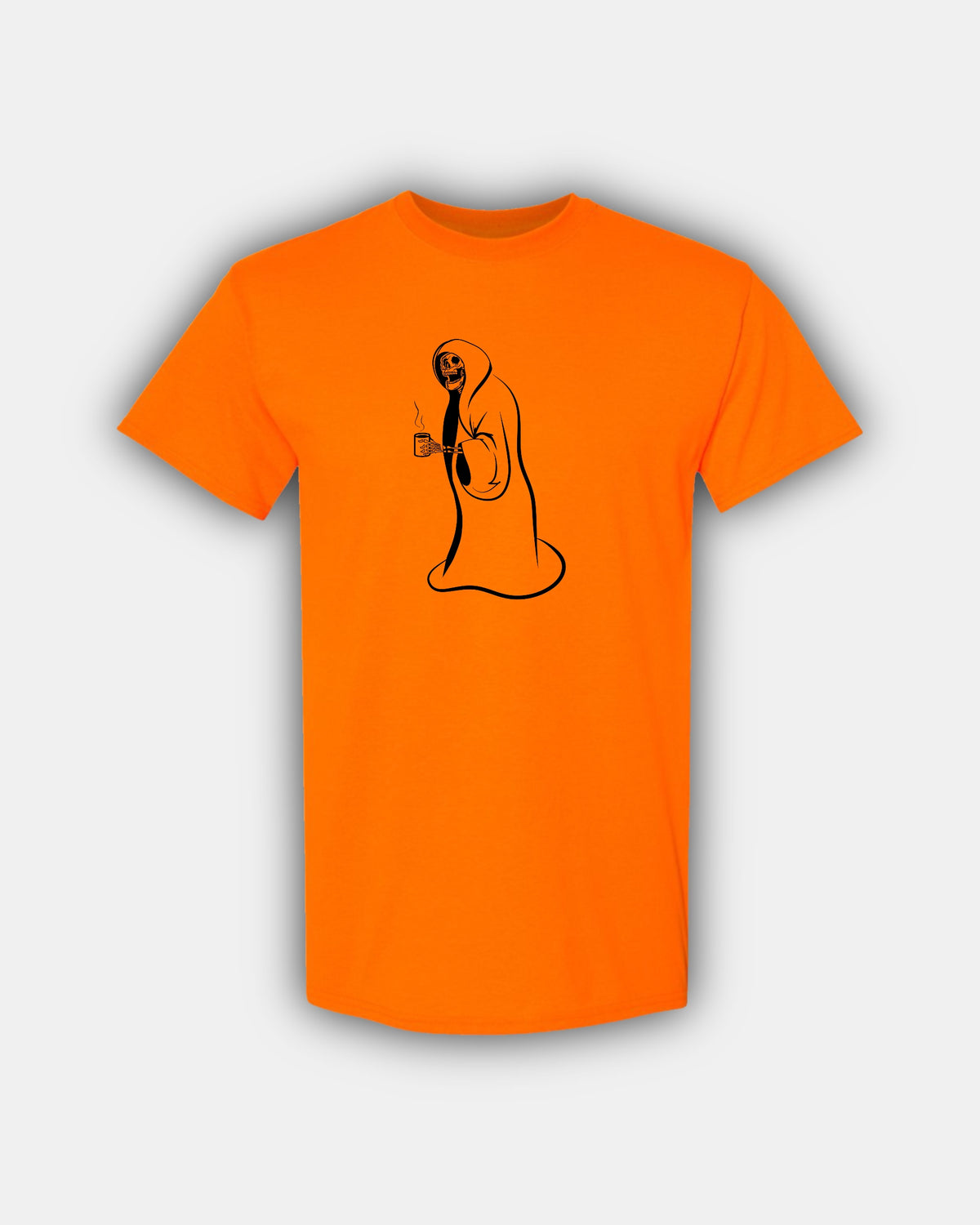 Spooky Hot Coffee Cozy Skelly Beans Classic Fit Short Sleeve T-Shirt