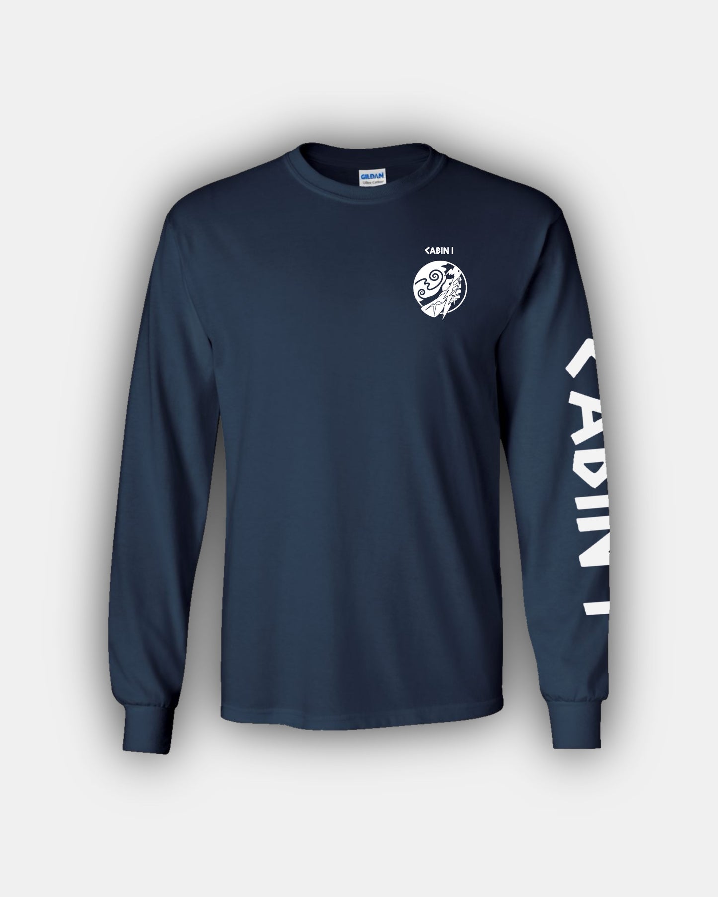 Cabin 1 - Zeus Hand Lightning Bolt Design - Classic Fit Long Sleeve T-Shirt UNISEX PJO Percy Jackson Annabeth Chase