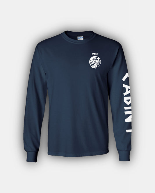 Cabin 1 - Zeus Hand Lightning Bolt Design - Classic Fit Long Sleeve T-Shirt UNISEX PJO Percy Jackson Annabeth Chase