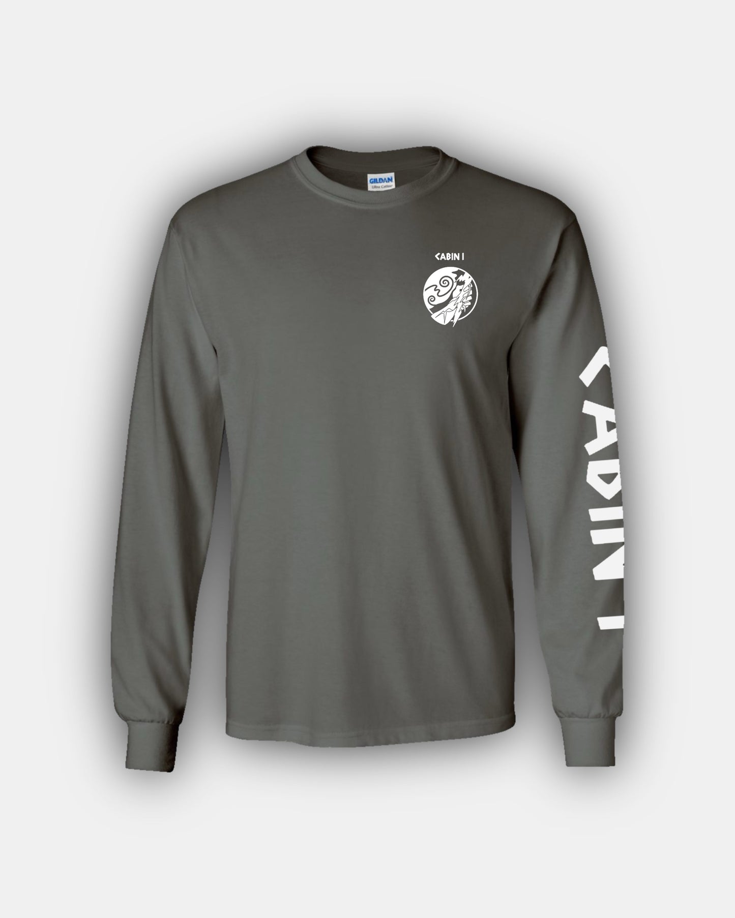 Cabin 1 - Zeus Hand Lightning Bolt Design - Classic Fit Long Sleeve T-Shirt UNISEX PJO Percy Jackson Annabeth Chase