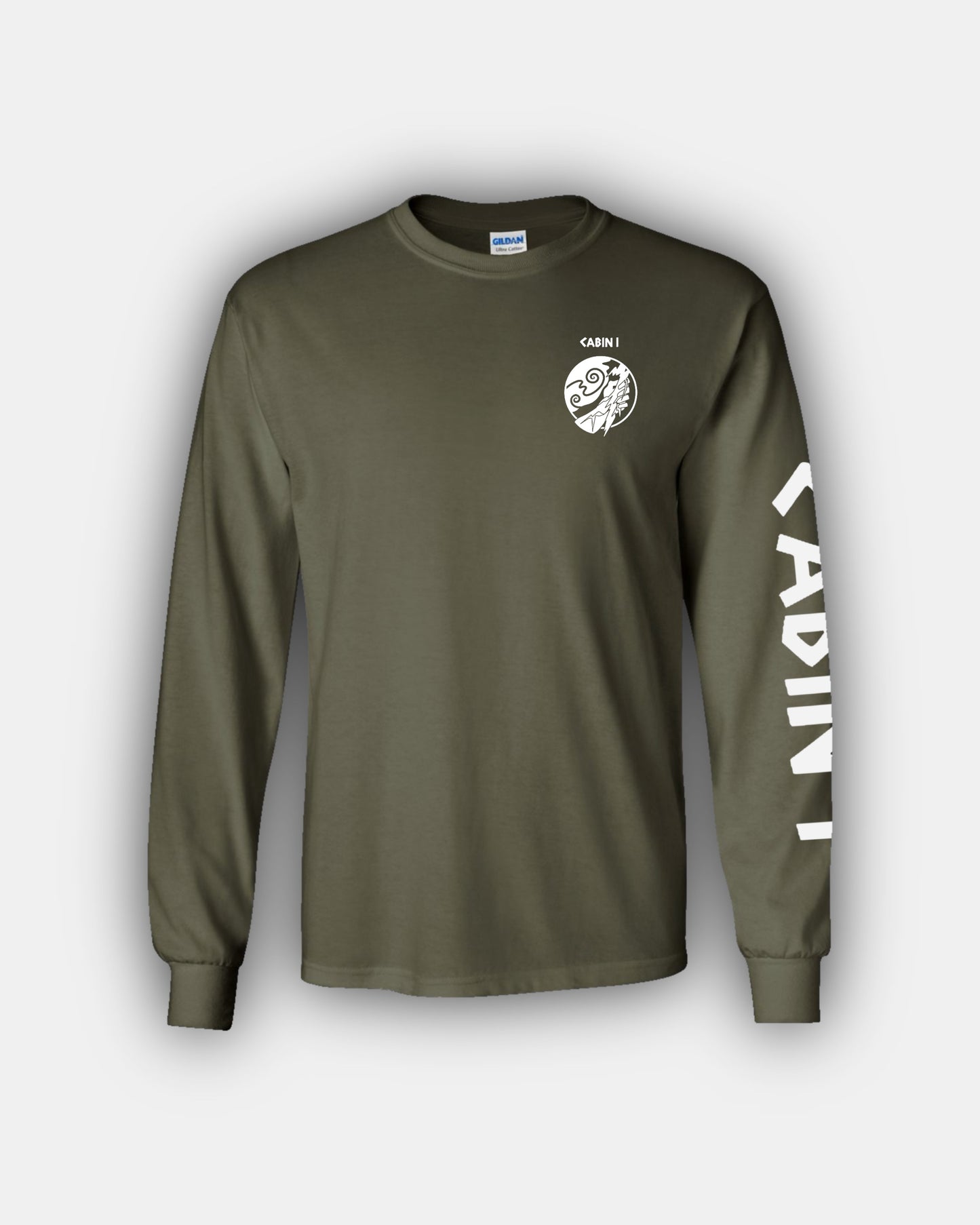 Cabin 1 - Zeus Hand Lightning Bolt Design - Classic Fit Long Sleeve T-Shirt UNISEX PJO Percy Jackson Annabeth Chase