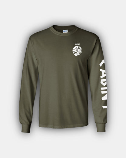 Cabin 1 - Zeus Hand Lightning Bolt Design - Classic Fit Long Sleeve T-Shirt UNISEX PJO Percy Jackson Annabeth Chase