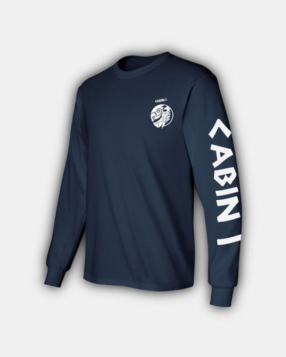 Cabin 1 - Zeus Hand Lightning Bolt Design - Classic Fit Long Sleeve T-Shirt UNISEX PJO Percy Jackson Annabeth Chase