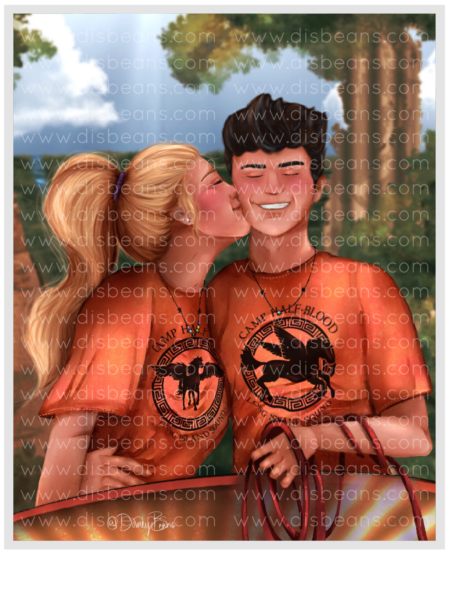Chariot Race Sea of Monsters Choose Card-Size Print or Small Glossy Sticker Portrait Percy Jackson PJO and the Olympians