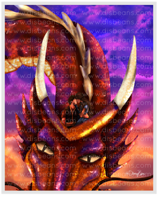A New Era Zutara Choose Card-Size Print or Small Glossy Sticker Portrait Sunset Dragon Zuko Katara ATLA Avatar the Last Airbender