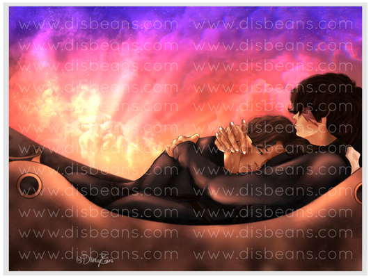 After TSR Zutara Choose Card-Size Print or Small Glossy Sticker Landscape Katara Zuko ATLA Avatar the Last Airbender