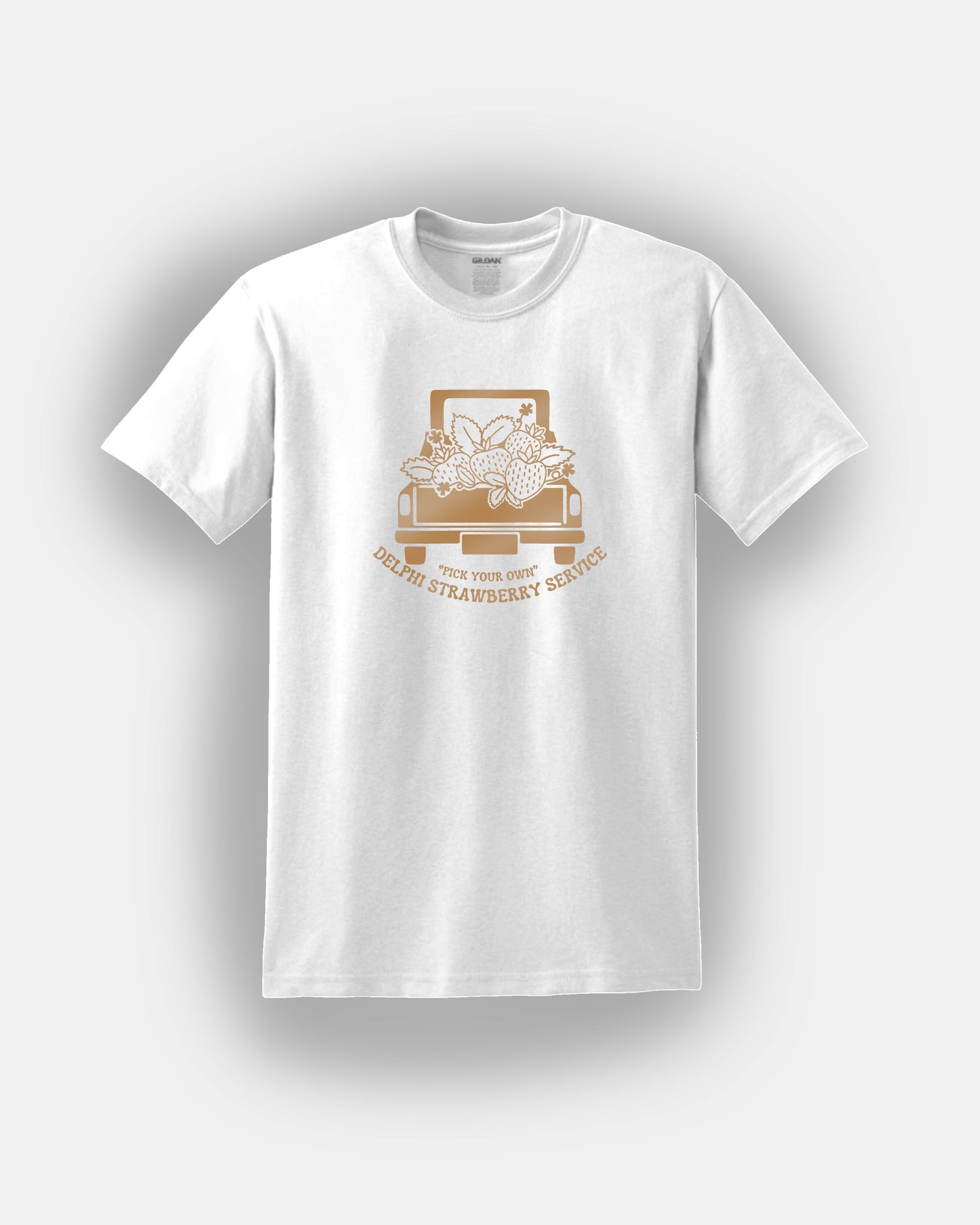 Delphi Strawberry Service “Pick Your Own” - Bookish Design - Classic Fit T-Shirt Short Sleeves Unisex PJO Percy Jackson Annabeth Chase