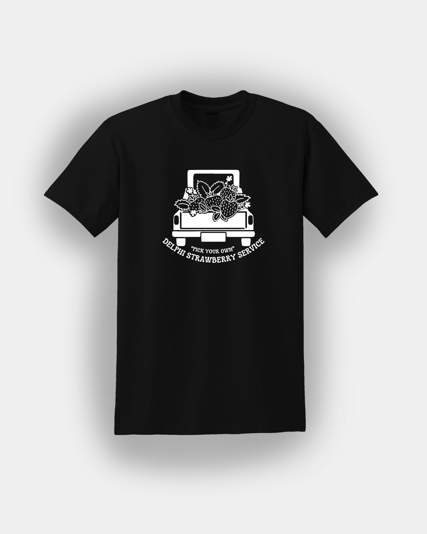 Delphi Strawberry Service “Pick Your Own” - Bookish Design - Classic Fit T-Shirt Short Sleeves Unisex PJO Percy Jackson Annabeth Chase