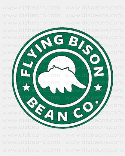 ATLA AVATAR APPA FOUR NATIONS - Bean Co. CROPPED Tank Top - Starbies Coffee Company ATLA Avatar The Last Airbender