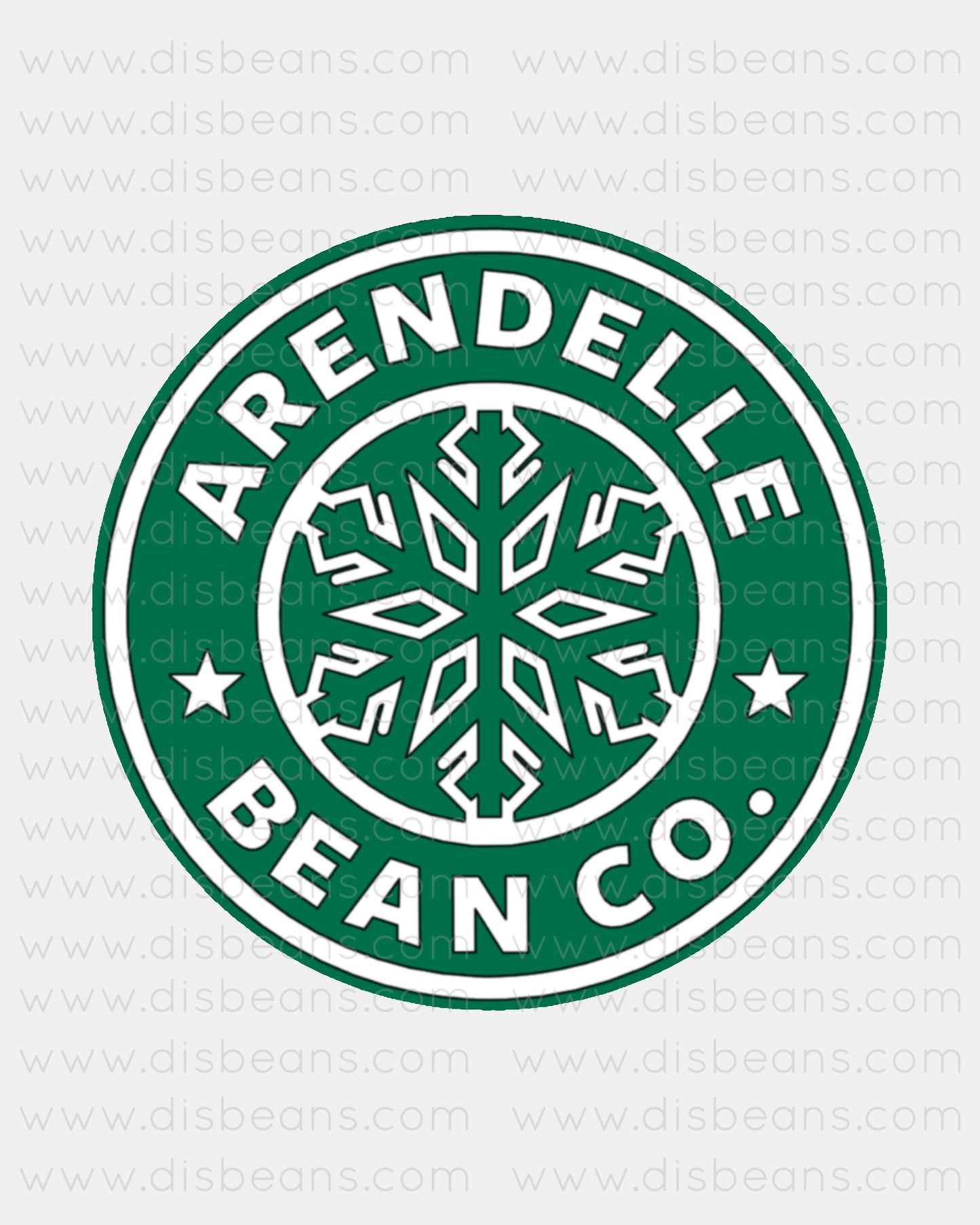 MAGIC CASTLE PIXIE PARKS - Bean Co. CROPPED Tank Top - Starbies Coffee Company Dis Magic Beans Theme