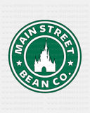 MAGIC CASTLE PIXIE PARKS - Bean Co. Camiseta sin mangas recortada - Starbies Coffee Company Dis Magic Beans Theme