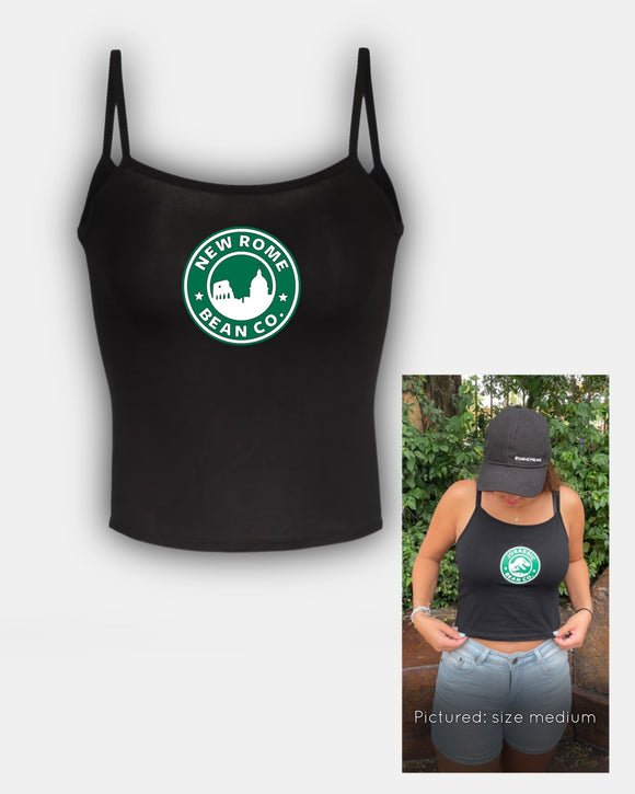 PERCY JACKSON - Bean Co. CROPPED Tank Top - Starbies Coffee Company PJO HOO Percy Jackson and the Olympians