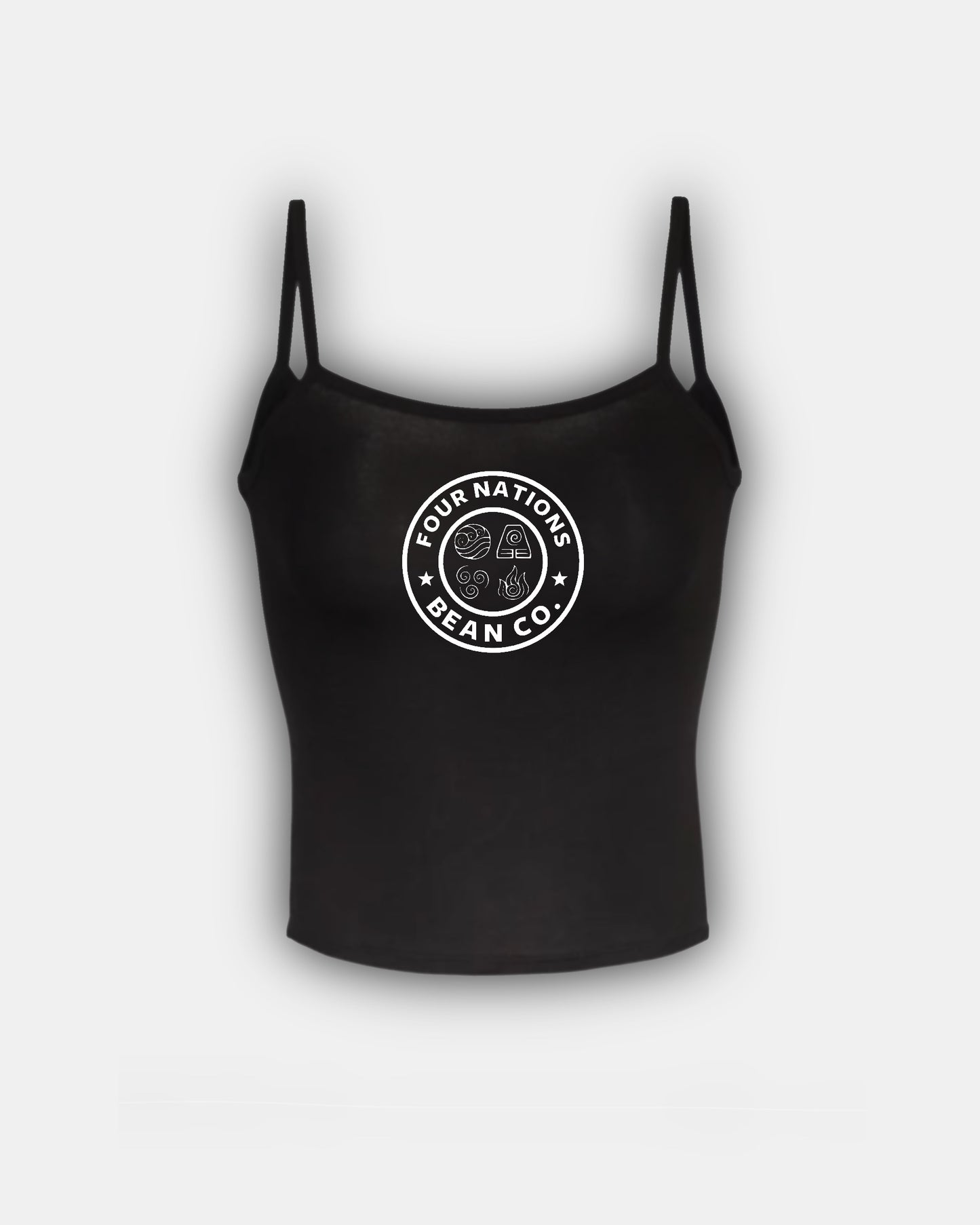 ATLA AVATAR APPA FOUR NATIONS - Bean Co. CROPPED Tank Top - Starbies Coffee Company ATLA Avatar The Last Airbender