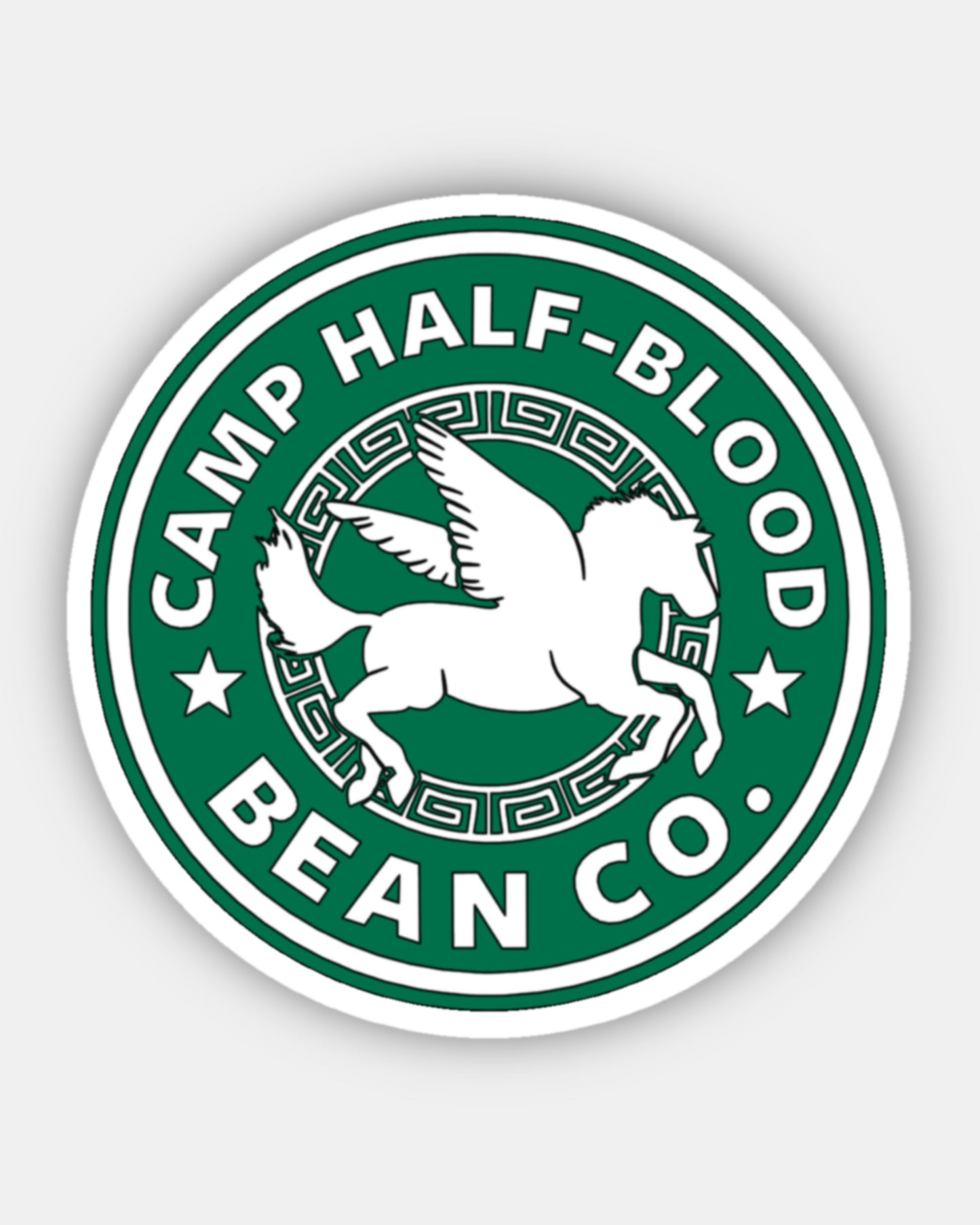 PERCY JACKSON - Bean Co. Small GLOSSY Stickers - Starbies Coffee Company PJO HOO Percy Jackson and the Olympians