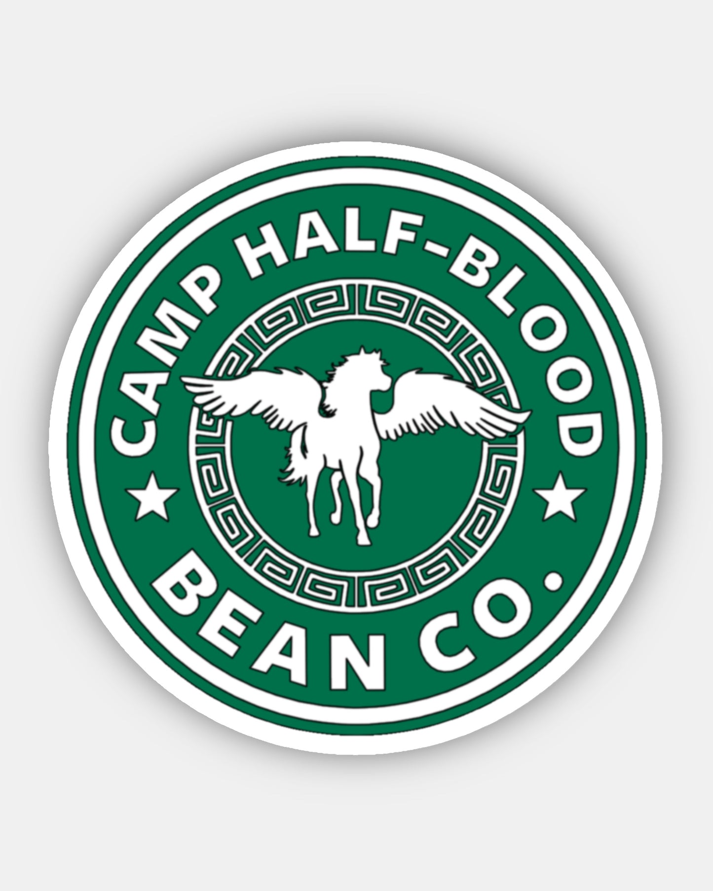 PERCY JACKSON - Bean Co. Small GLOSSY Stickers - Starbies Coffee Company PJO HOO Percy Jackson and the Olympians